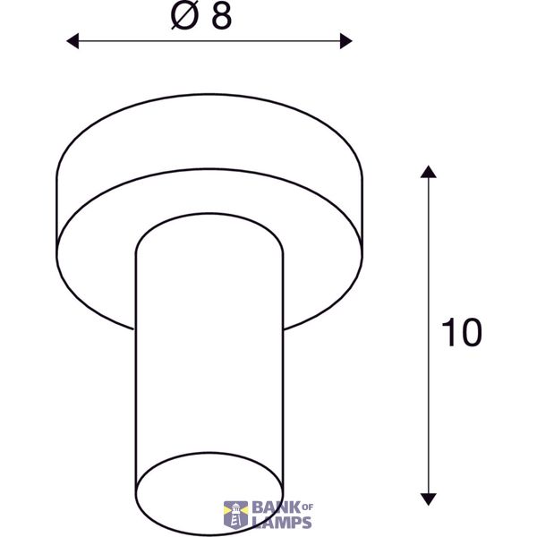 FITU, ceiling light, A60, fern-green, with R2 canopy image 2