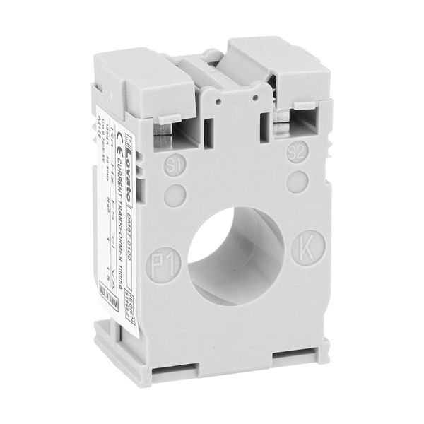 Current transformer, solid-core, for Ø22mm cable, 100A image 1