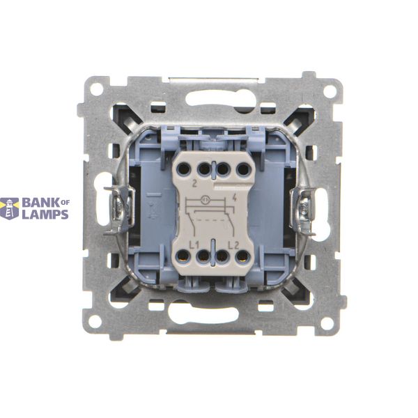 Surface-mounted box - an element extending a single box folded to multiple frames, (Complete product), Simon 24, IP20, white image 2