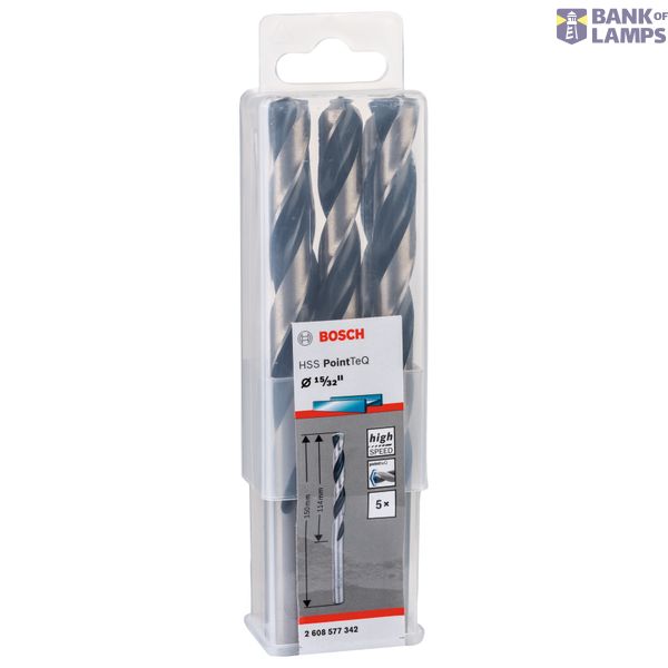 HSS Twist Drill Bit PointTeQ 15/32", 5 pcs. image 2