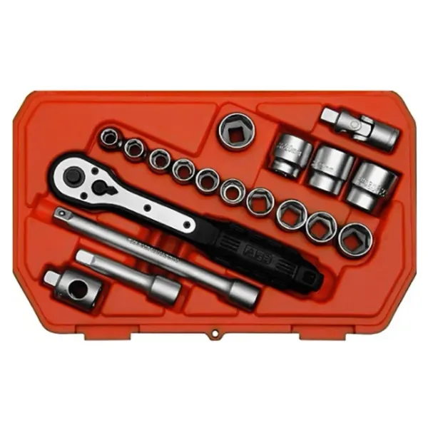 Skandia socket set 3/8" 19pcs image 1
