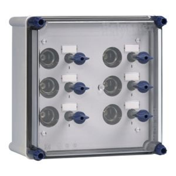 Distr. encl. 6xDII with RSD 25 incl. bus bars image 2