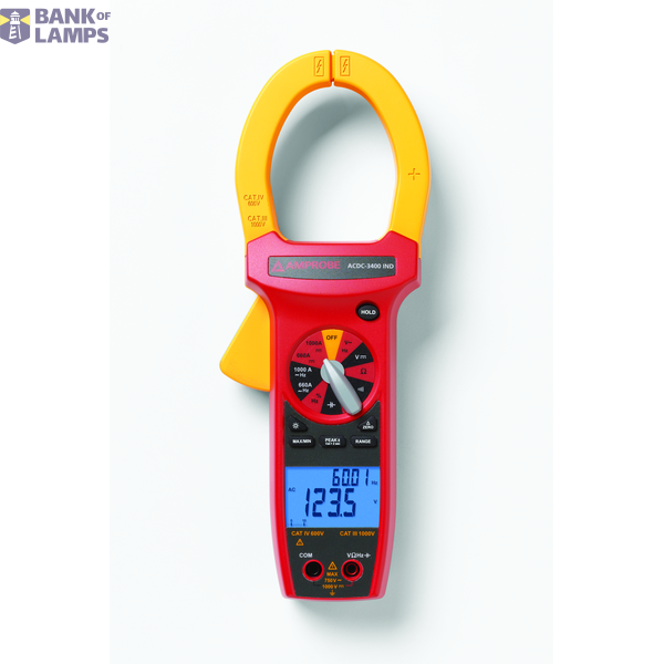 ACDC-3400 IND ACDC-3400 IND AC/DC TRMS Industrial Clamp Meter, 1000 A, jaw 51 mm image 2
