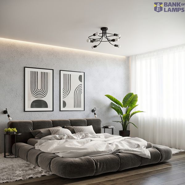 Chandelier LEVAR 6 black image 5