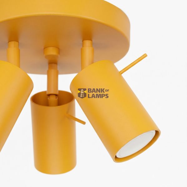 Ceiling lamp RING 3P yellow image 12