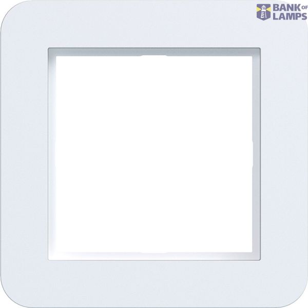 Cover frame single, C.1, matte light white image 1