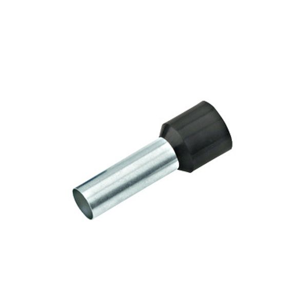Wire ferrule isolated, 1,5mmý, L1=8mm, black image 1