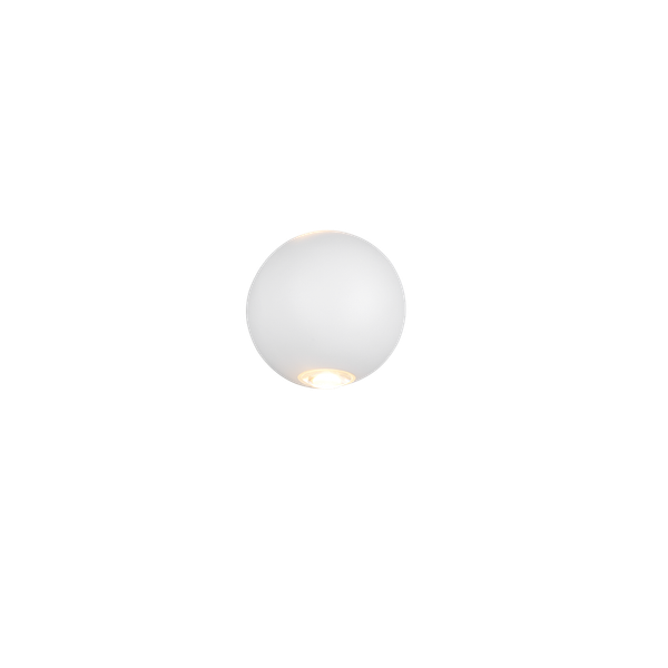 Avisio 2xLED wall lamp matt white image 1