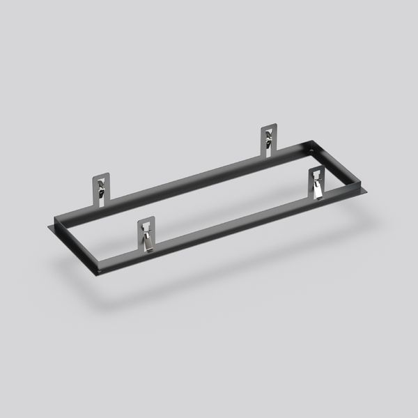 Recessed frame L 650 B 214 H 2 HEL 94 colour: black image 2