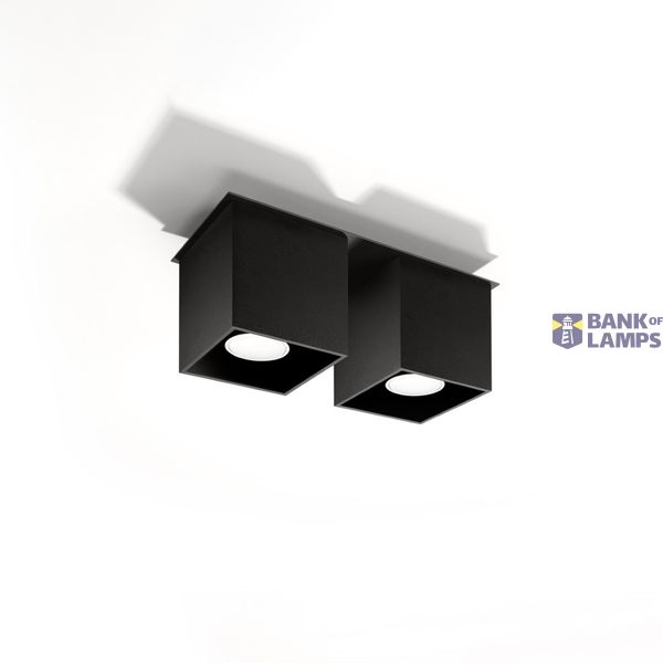 SPOT QUAD 2 BLACK GU10 2X40W IP20 image 4