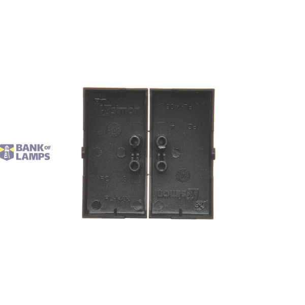 Momentary single switches with key - two positions ''0-1'', graphite mat, 5A image 1