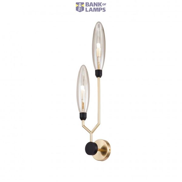 Modern Ventura Wall Lamp Matt Gold image 4