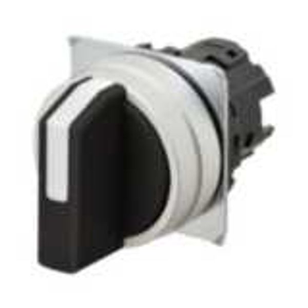 Selector A22NZ Ã˜22, 3 position, NON-Lighted, bezel brushed metal, AUTO A2270546C image 2