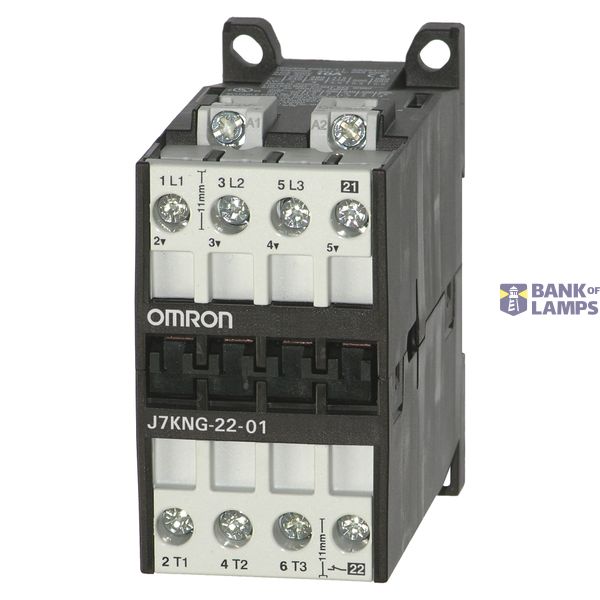 Contactor (DC-coil), 3-pole, 11 kW; 22 A AC3 (400 VAC) + 1 NC, 24 VDC, image 2