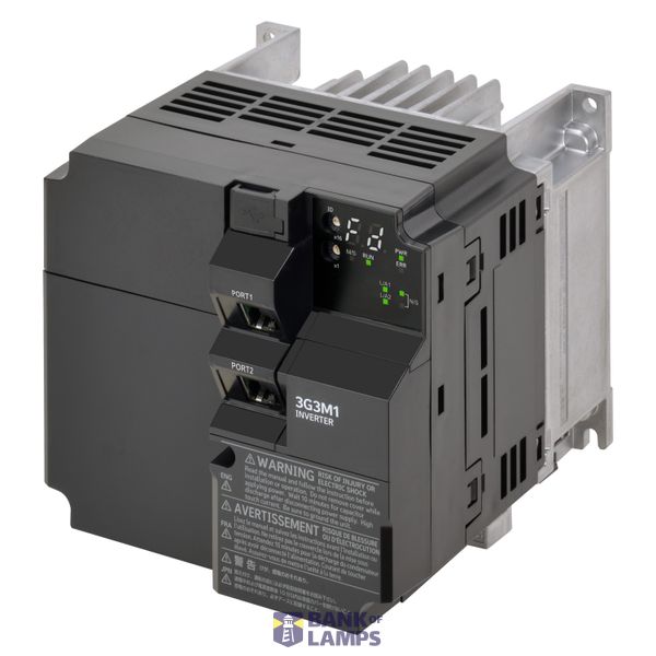 M1 AC Drive, 3.0/4.0 kW (HD/ND), 7.2/8.8 A (HD/ND), 400 VAC, 3~ input, image 1