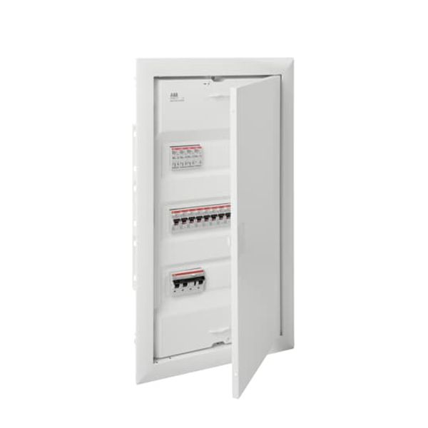 UK complete distribution board with SPD T2, HLAK, 12xFI/LS 16/0.03A, 3p FI/LS 20/0.03A image 2