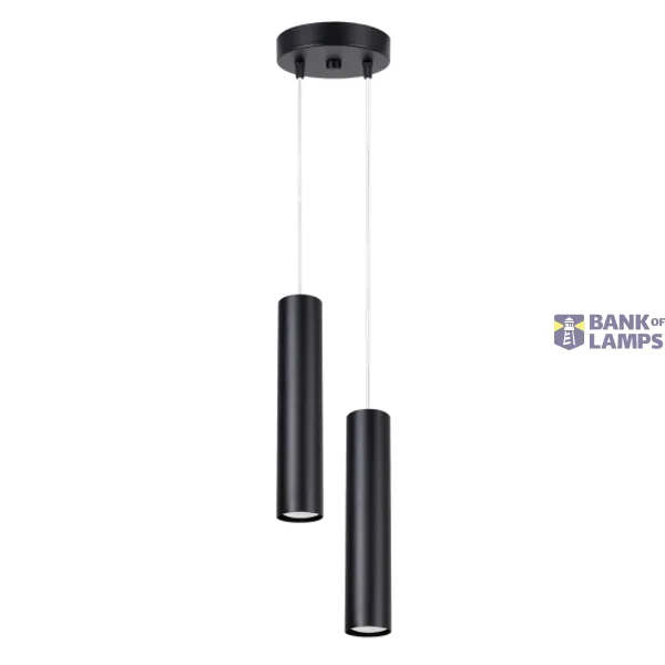 Pendant lamp LAGOS 2P black image 1