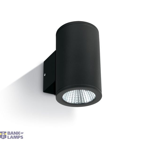 BLACK COB LED 2x6W WW IP54 230V image 1