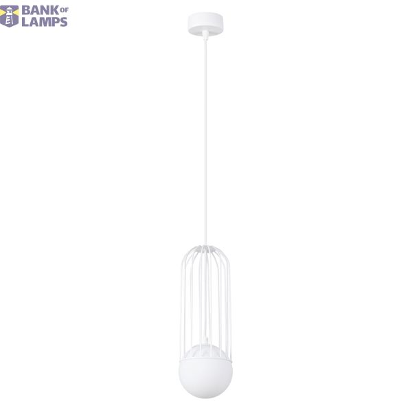 Pendant lamp BRINA 1 white image 1
