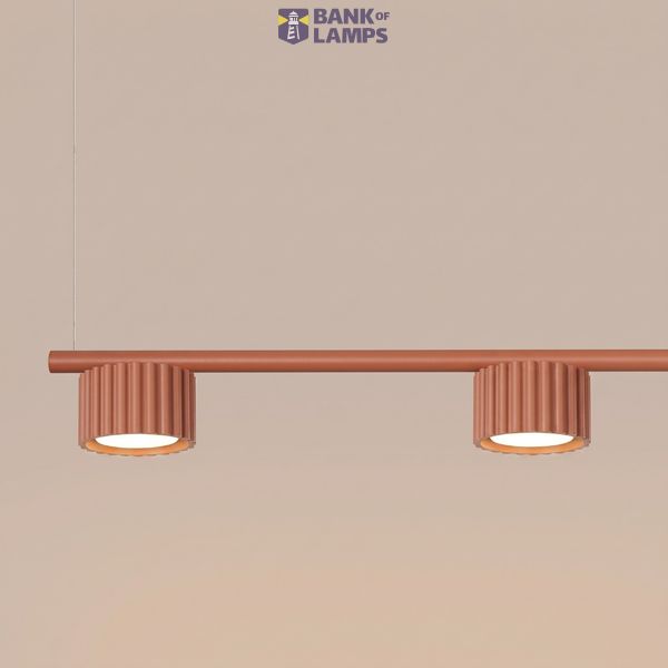 Chandelier AURA 4 red ochre Gx53 image 10