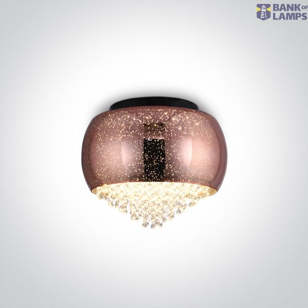 CEILING LIGHT COPPER 4x9W G9 100-240V image 1