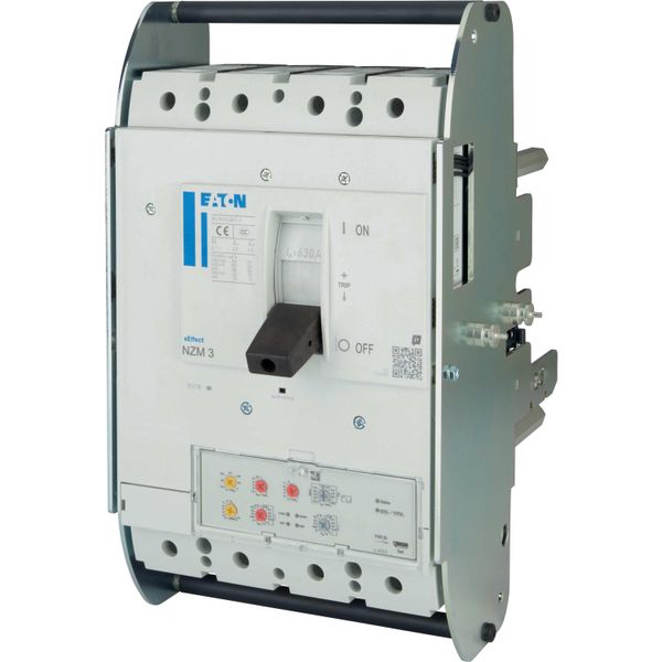NZMH3-4-VX630-T-AVE NZM3 PXR20 circuit breaker, 630A, 4p, earth-fault protection, withdrawable unit image 14