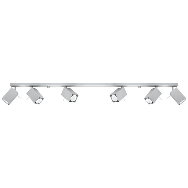 CEILING LAMP MERIDA 6L GREY GU10 6X40W IP20 image 1
