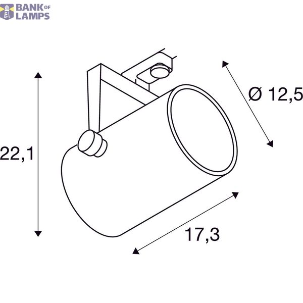 EURO SPOT COB LED, 3000K, 36°, incl. 3P.-Adapter, white image 3