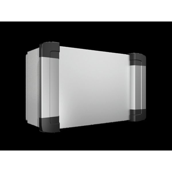 AX Command panel with handle strips, WHD: 300x200x155 mm, sheet steel image 2