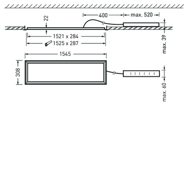 Recessed luminaires Arimo Fit C HCL Prisms White ETBLE 50W 5300lm Wide reduced glare UGR19 (W19) IK03 3 SDCM 8383563 image 1