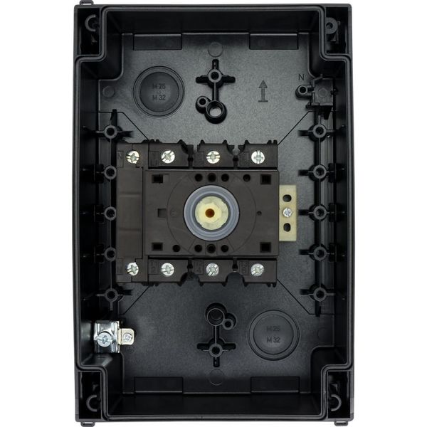 P3-63/I4/SVB/N Main switch, P3, 63 A, surface mounting, 3 pole + N, Emergency switching off function, With red rotary handle and yellow locking ring, Lockable in the image 28