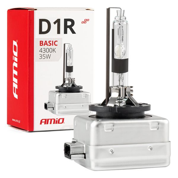 Xenon bulb type D1R 35W 4300K AMiO BASIC image 1