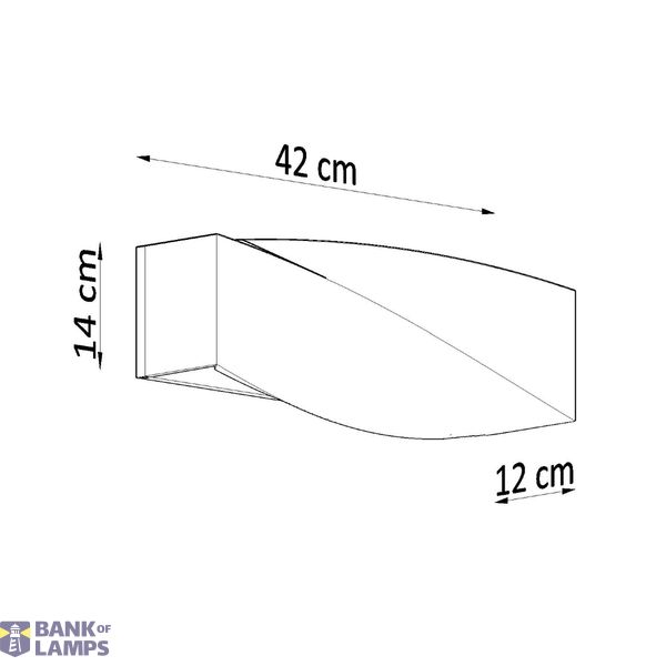 SIGMA concrete wall lamp E27 2x60W IP20 image 7