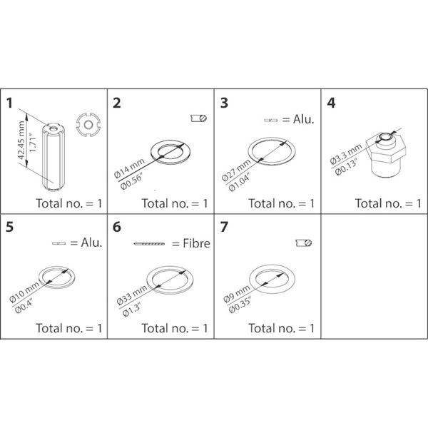 Repair kit, EVM NC. image 1