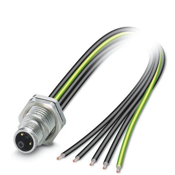 SACC-DSI-M12MSK4PE-M16/0,2-1,5 - Device connector, rear mounting image 1