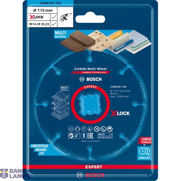 EXPERT Carbide Multi Wheel X-LOCK Cutting Disc 115 mm, 22.23 mm image 2
