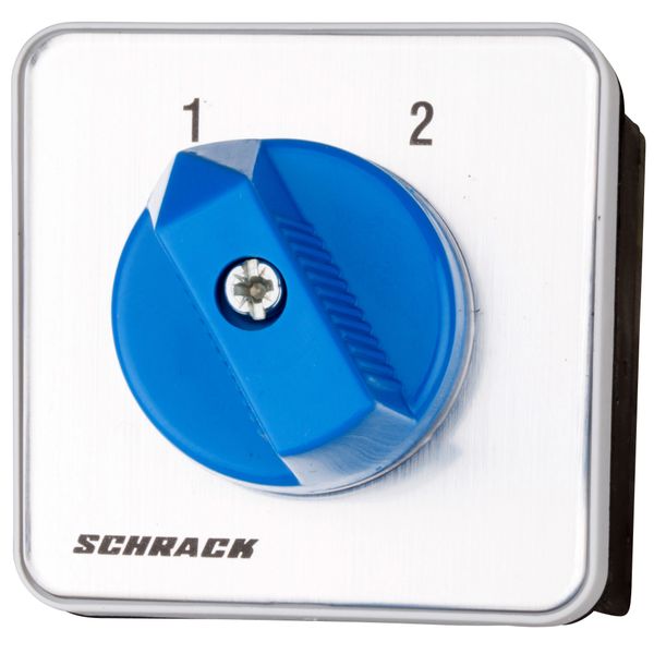 Change over switch w/o zero pos. 1 pole, 20A, 1-2 image 1