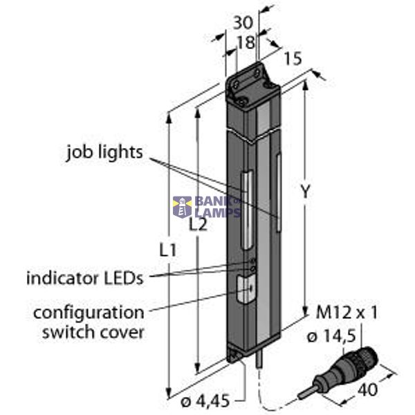 Pick-to-Light Placement Sensor   PVA225N6RQ image 1