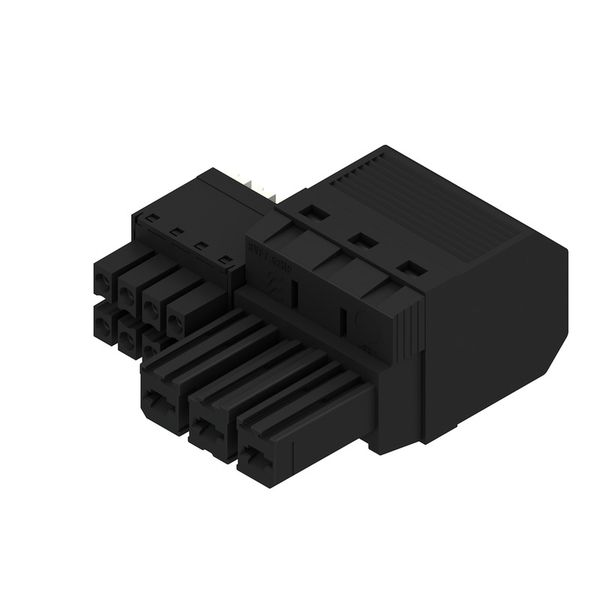 PCB plug-in connector, female plug, 7.62 mm, Number of poles: 3, 180°, PUSH IN with actuator, PUSH IN without actuator, Clamping range, max. : 10 mm², Box image 4