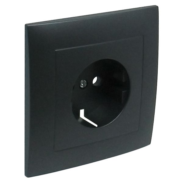 MONOBL COVER F/EARTH SOCKET (SKO TYPE) GRAY image 2