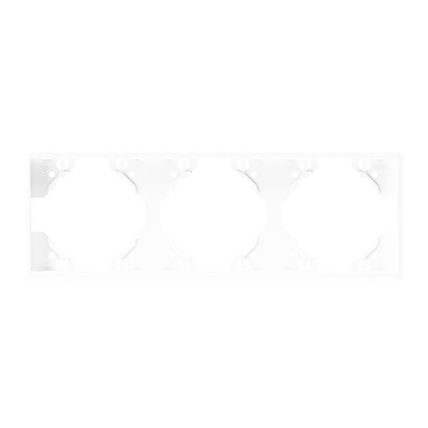 TRIPLE HORIZONTAL FRAME WHITE image 2