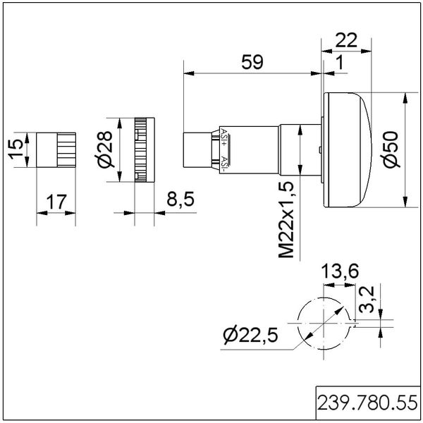 AS-i LED Beacon EM 24VDC MC image 3