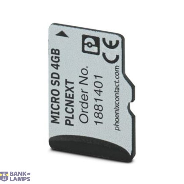 MICRO SD 4GB PLCNEXT - Program/configuration memory image 1