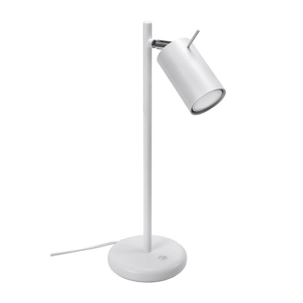 RING DESK LAMP WHITE GU10 1X40W IP20 image 1