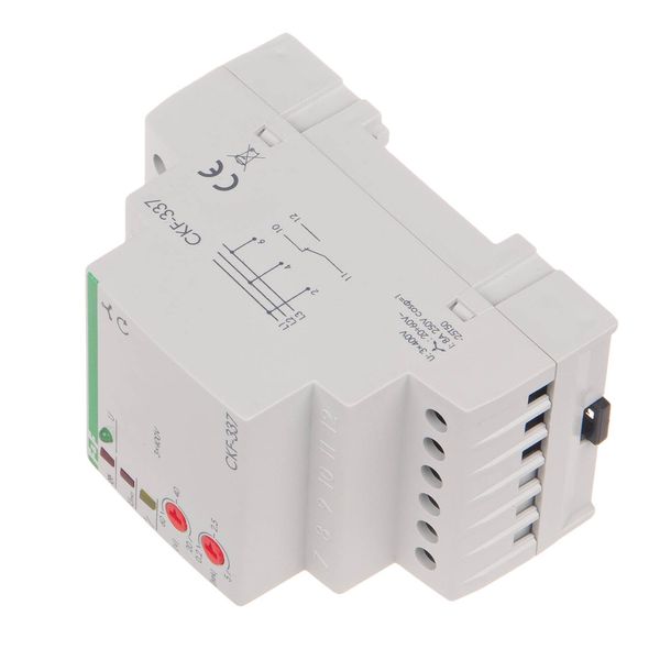 phase sequence and phase failure sensor, without neutral wire image 3