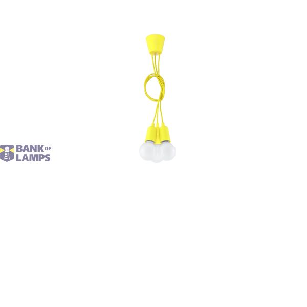 SOLLUX - pendant lamp DIEGO 3 yellow SL.0579 image 8