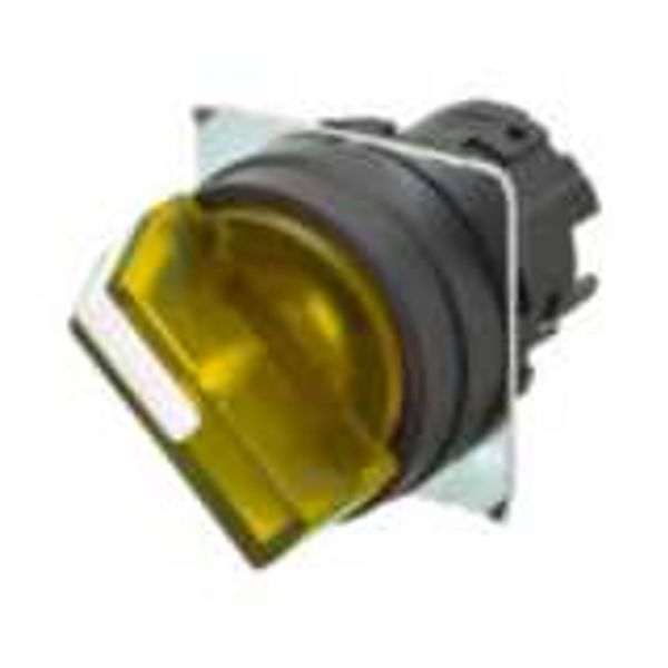 Selector A22NZ 22 dia., 2 position, Lighted, bezel plastic, manual, co A2270405M image 2