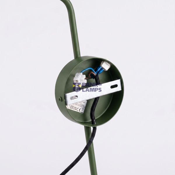 Wall lamp NOX 1 olive green with a switch image 4