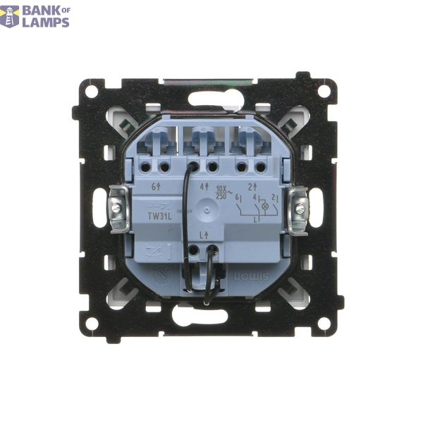 SC/APC double fiber optic sockets, (module), Simon 24, IP20, graphite mat image 1