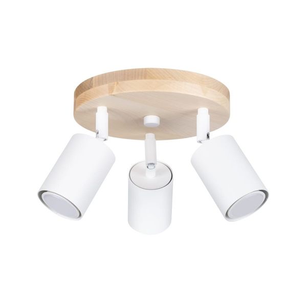CEILING LAMP VERDO 3P WHITE GU10 3X10W IP20 image 1
